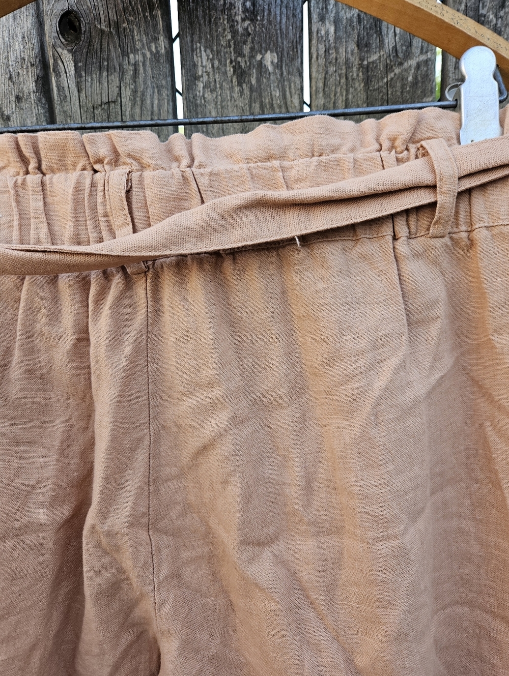JL Wide Leg Paperbag Waist Pants in Peach Women's Size M - Picture 12 of 16
